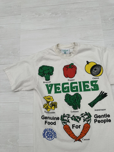 Camiseta Online Cerámica "Verduras" Verduras Blanca Pequeña - Imagen 2 de 5