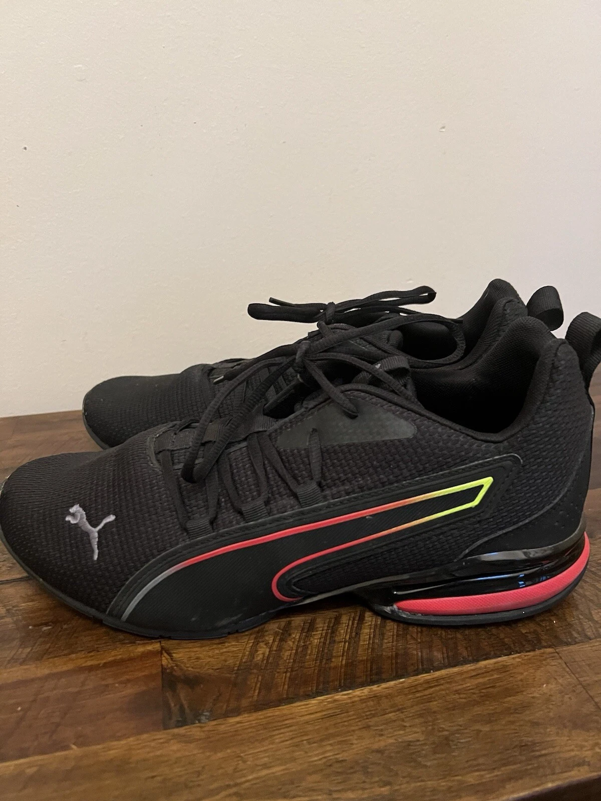 Sneakers uomo 10 Puma nere colorate 376756