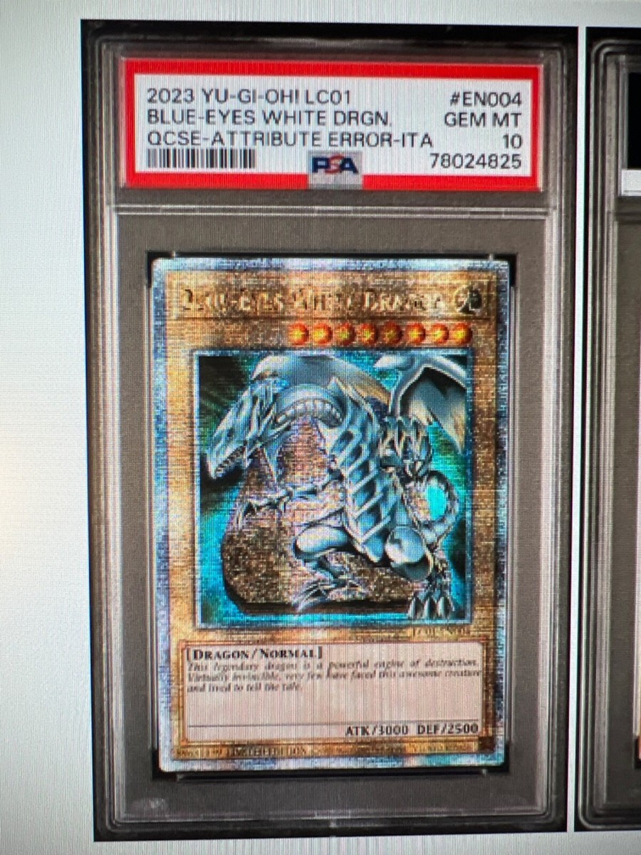 PSA 10 Blue Eyes White Dragon 25th Quarter Century Rare PSA 10 Blue Eyes White Dragon 25th Quarter Century Rare
