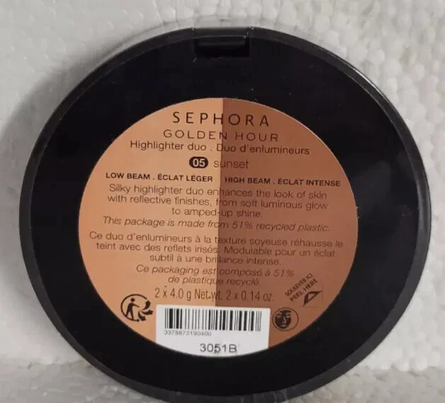 Sephora Golden Hour Highlighter Duo ~ 05 Sunset ~ Full Size ~ New & Sealed - Image 3 of 3