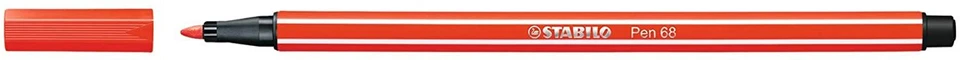 Premium-Filzstift - STABILO Pen 68 - 10er Pack - hellrot