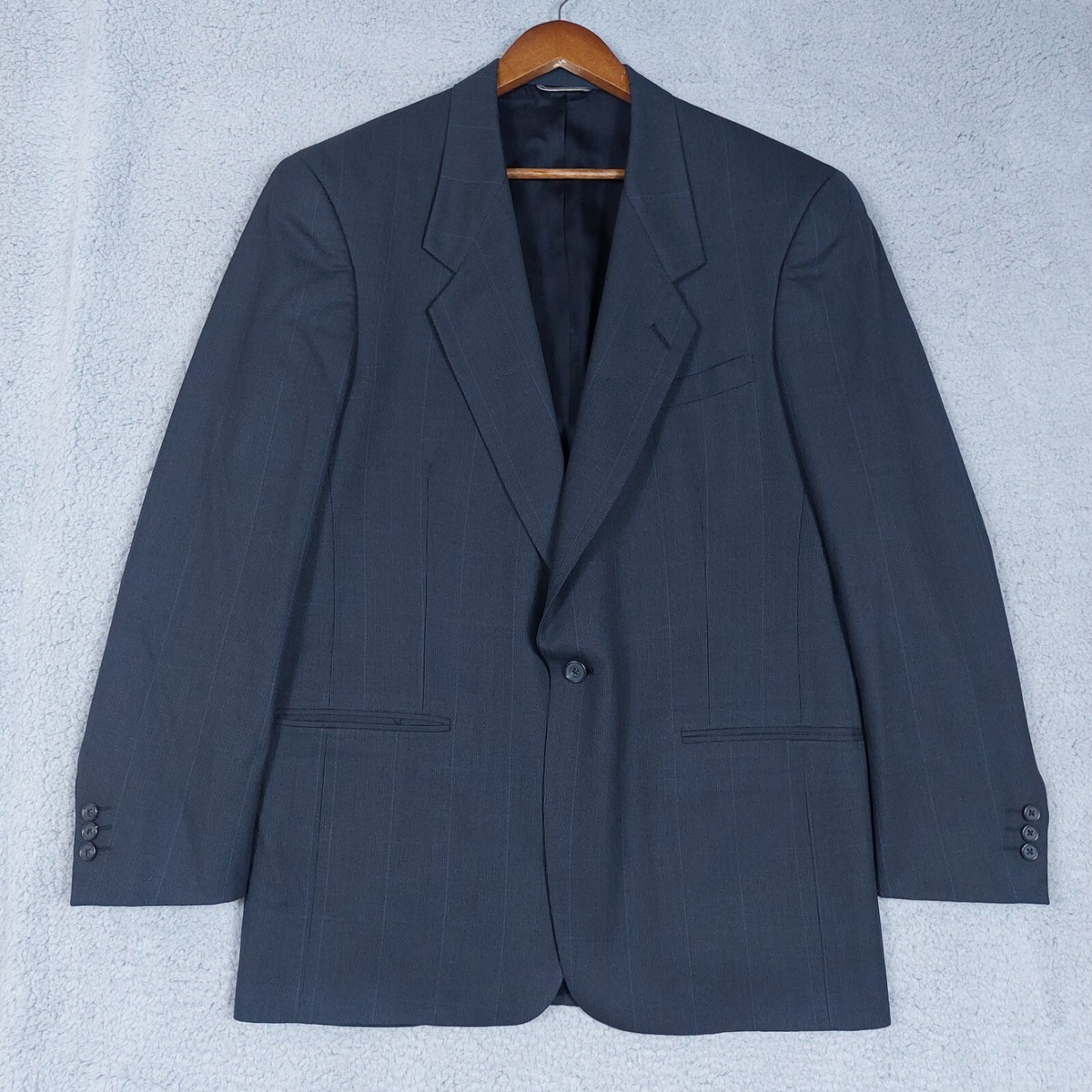 Christian Dior Monsieur Blazer Men 44 Grey Windowpane 100