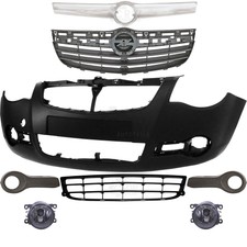 Set Stoßstange vorne grundiert + Nebel+Grill+Zubehör für Opel Agila B Bj. 08-14