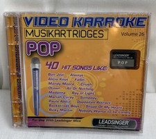 Video Karaoke Musikartridges Volume 26 Use With Leadsinger Mics 40 Songs