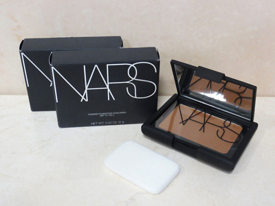 NARS POWDER FOUNDATION SUNSCREEN SPF 12 - JAMAICA 6109 - 0.42OZ BOXED LOT OF 2