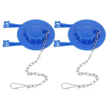 2X Toilet Flapper Stoppers Chain Bowl Cover Stop Valves Toilet Tank Parts