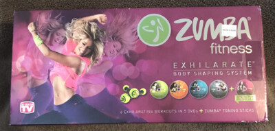 Zumba Fitness Exhilarate Body Shaping System - 5 DVD Set + Toning