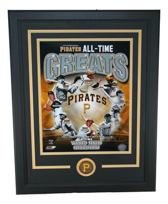 Pittsburg Pirates All Time Greats Framed Photo Willie Stargell Roberto Clemente