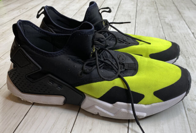 huarache drift black white