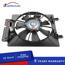 AC Condenser Cooling Fan Assembly Motor For 2002-2006 Honda CRV W/ Shroud