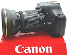 HD WIDE ANGLE LENS + MACRO FOR Canon EOS Rebel T6 with 18-55mm 75-300MM LENSES