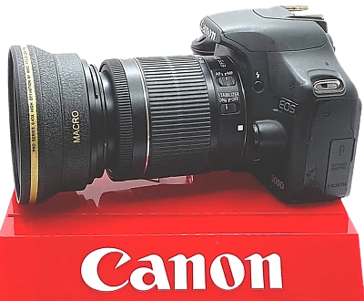 XIT PRO SERIES FOR CANON HD WIDE ANGLE LENS + MACRO FOR Canon EOS Rebel T6 with 18-55mm 75-300MM LENSES