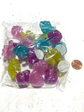 24pcs Silicone Thumb Wall Hooks Self-Adhesive Cable Clips Funny Cord Organizers