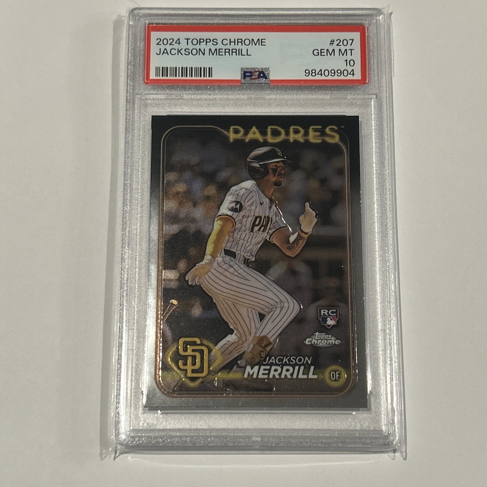 2024 Topps Chrome Jackson Merrill #207 Psa 10
