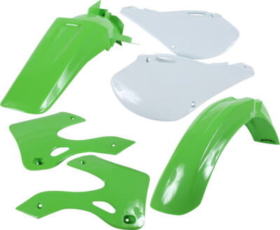 Kit Plastique Acerbis Vert Pour Kawasaki KX250 KX125 1999-2002 - Référence 2071000243 Neuf