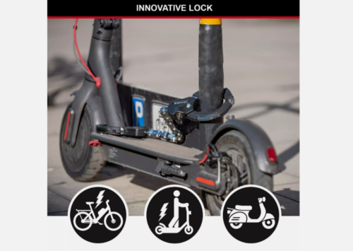 Hardened Steel Chain Link Street Cuff Multi-Purpose Bike & Scooter Lock - Picture 3 of 10