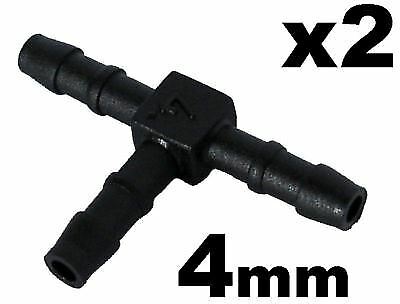 2 connettori riduttori - per tubi acqua, carburante e sfiato - da 10 a 6mm