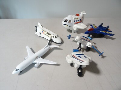 Vintage lot of 6 - AIRPLANES NASA USA Space Shuttle  Die Cast Exploration 0#20