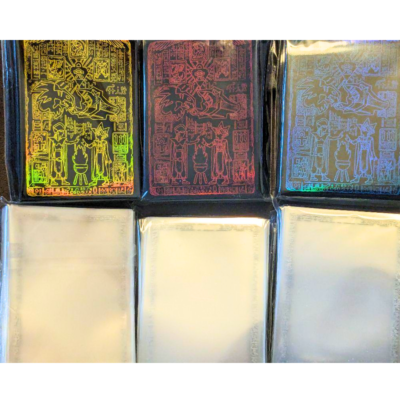 Yu-Gi-Oh! Prismatic God Box Card Protector Sleeves Set Of 6 Rare Sleeves (3 Transparent, Yu-Gi-Oh! Prismatic God Box Card Protector Sleeves Set Of 6 Rare Sleeves (3 Transparent,