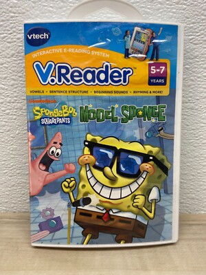 Vtech V.Reader Sponge Bob Squarepants Model Sponge E-Reading System Book