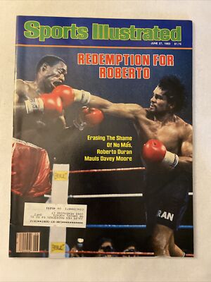 1983 June 27 Sports Illustrated Magazine Roberto Duran Wins 3rd Title (CP187)