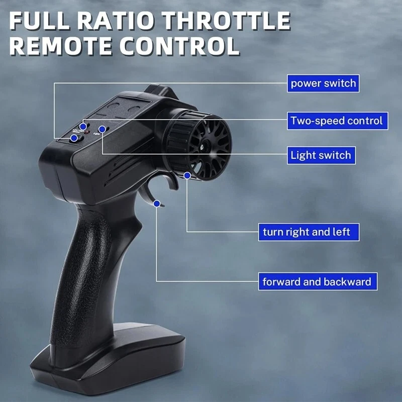 Coche de deriva RC 1:16 4x4 ruedas a la deriva anticolisión todoterreno carreras coches de radiocontrol Foto 3 de 4