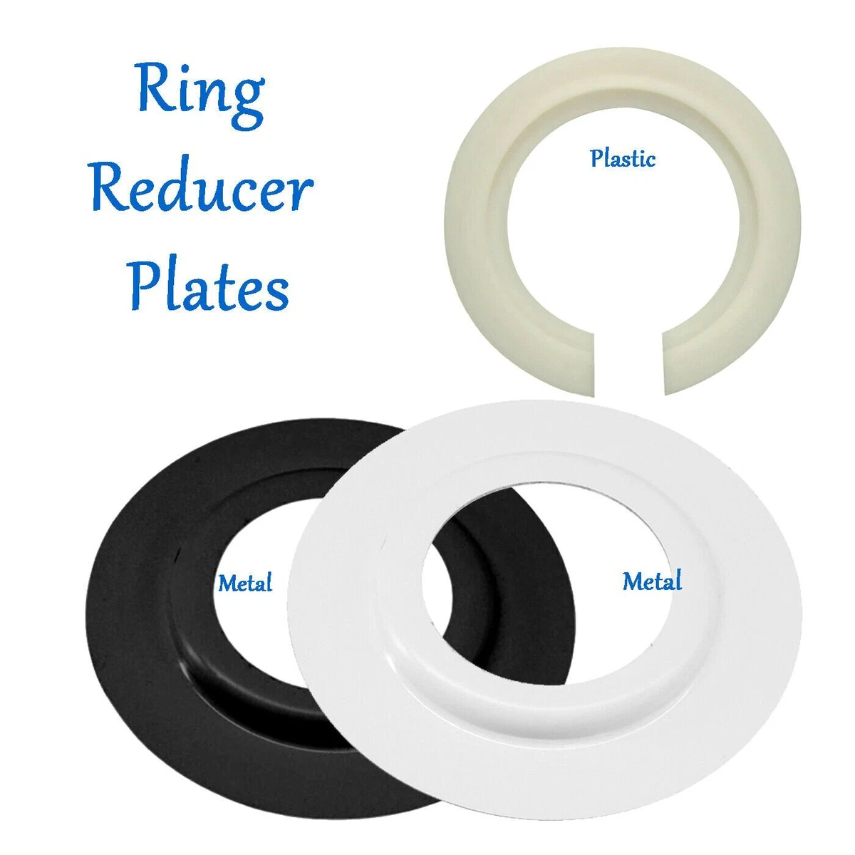 Metal Plastic Lamp Shade Ring Reducer Plate Light Fitting Ring Washer Adapter UK