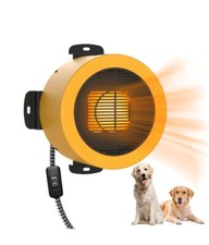 TURBRO Neighborhood Dog House Heater 400W, Wall Mount, 10ft Anti Bite Cord-