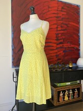 BODEN Beautiful Yellow Summer Dress Size M