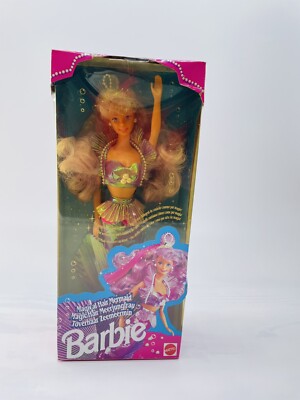 Barbie 1993, Princess Mermaid / Magical Hair Mermaid Made in China NRFB