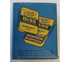 BUSS Glass Tube Fuses Pack of 100 AGC 7  - 20 METAL BOXES of 5 per BOX