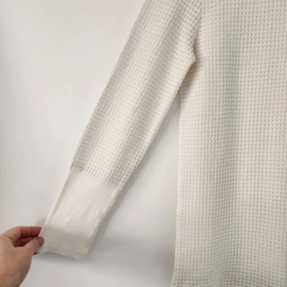 Top Sundance Off White tejido térmico suave manga larga para mujer talla S Foto 3 de 4