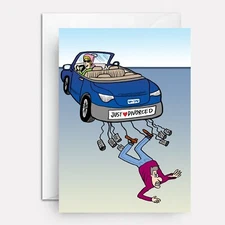 Happy divorce card | divorce cards for her | Last Hurrah