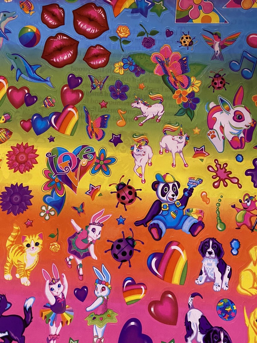 JUMBO Lisa Frank Characters Large Jumbo Sticker Sheet | eBay