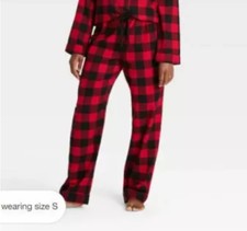 Family Pajamas Black Red Plaid Pajama 