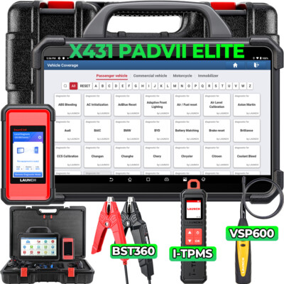 LAUNCH X431 PAD 7 PAD VII ELITE PROFI OBD2 Diagnosegerät i-TPMS BST360 VSP600 DE