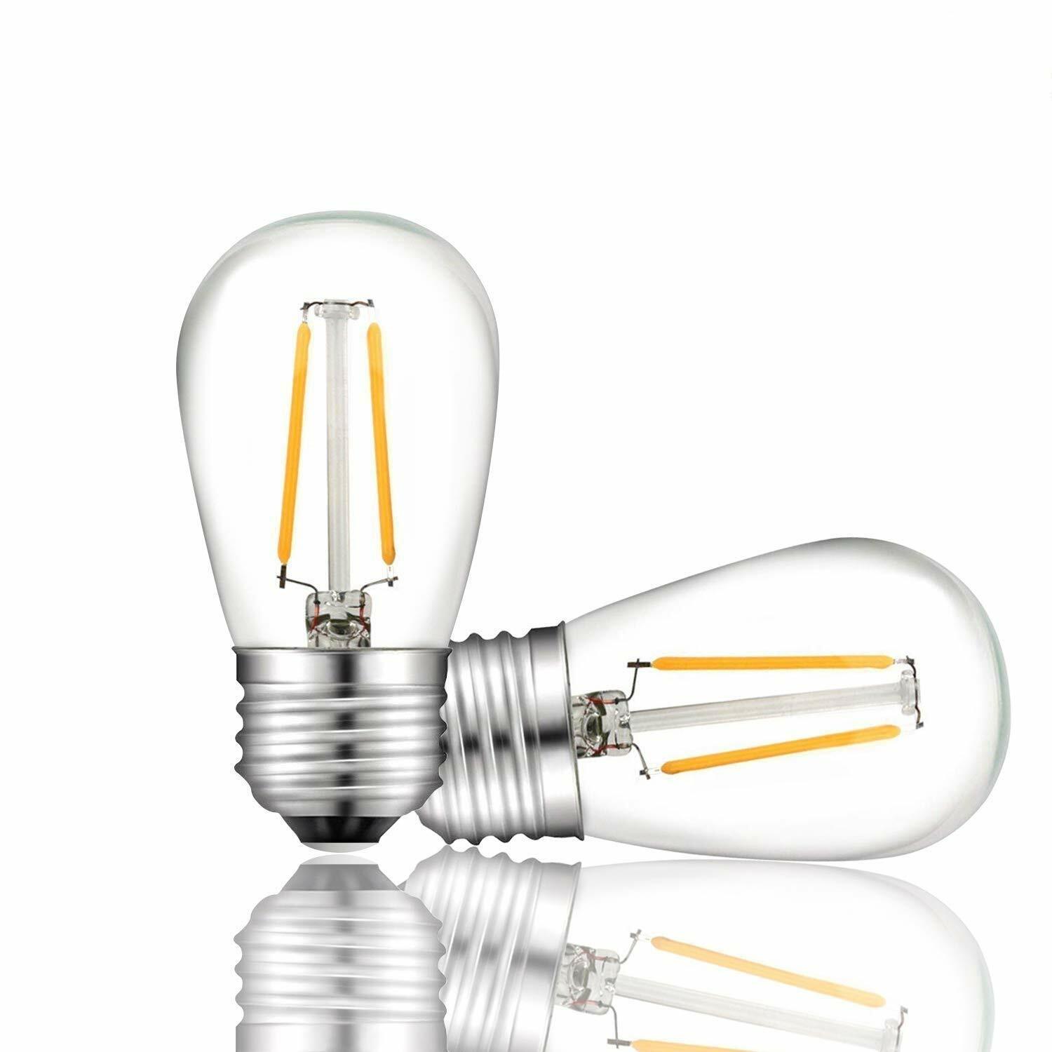 Plastic Shatterproof For String Light Bulbs Replacement