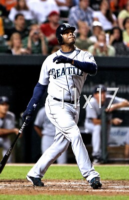 KEN GRIFFEY JR 11x17 Photo Poster SEATTLE MARINERS Baseball