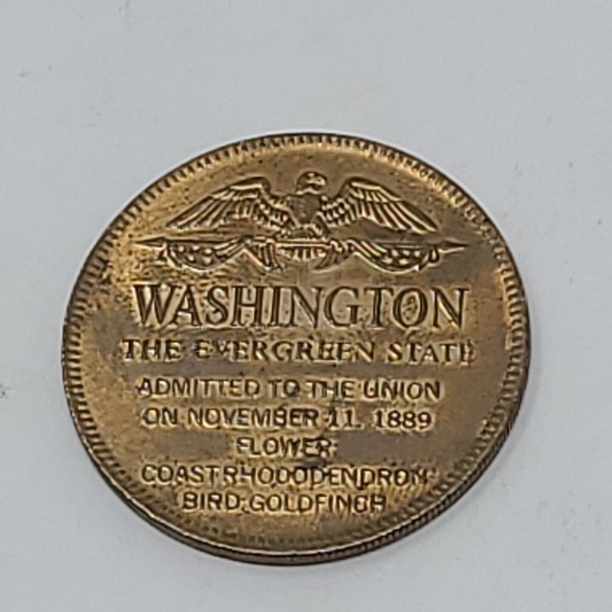Washington The 42nd State Coin Medal Token | eBay