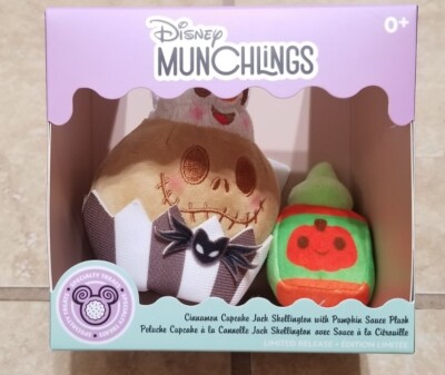 Disney Munchlings Jack Skellington With Pumpkin Sauce Plush | eBay