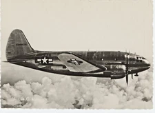 rppc Postcard - CURTISS WRIGHT CW 20 Commando army air force