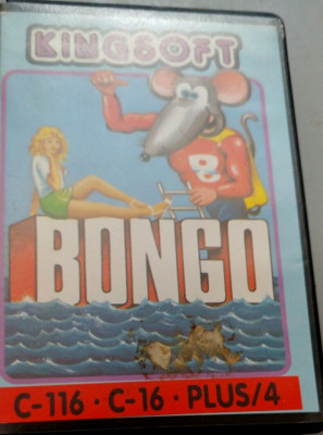Bongo (Kingsoft 1985) Commodore 16 116 +4 (Tape, Box, Manual) 8-bit