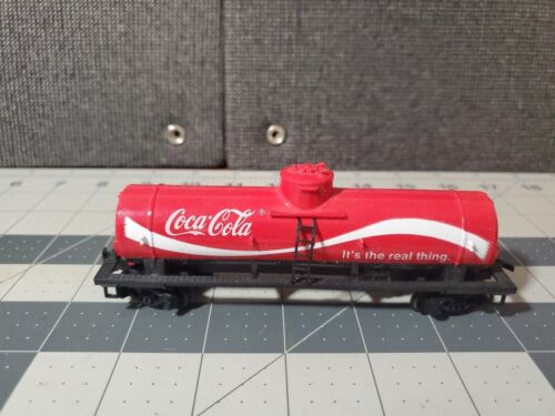 HO Scale TYCO Coca-Cola 40' Single Dome Tank Car - Zdjęcie 1 z 8