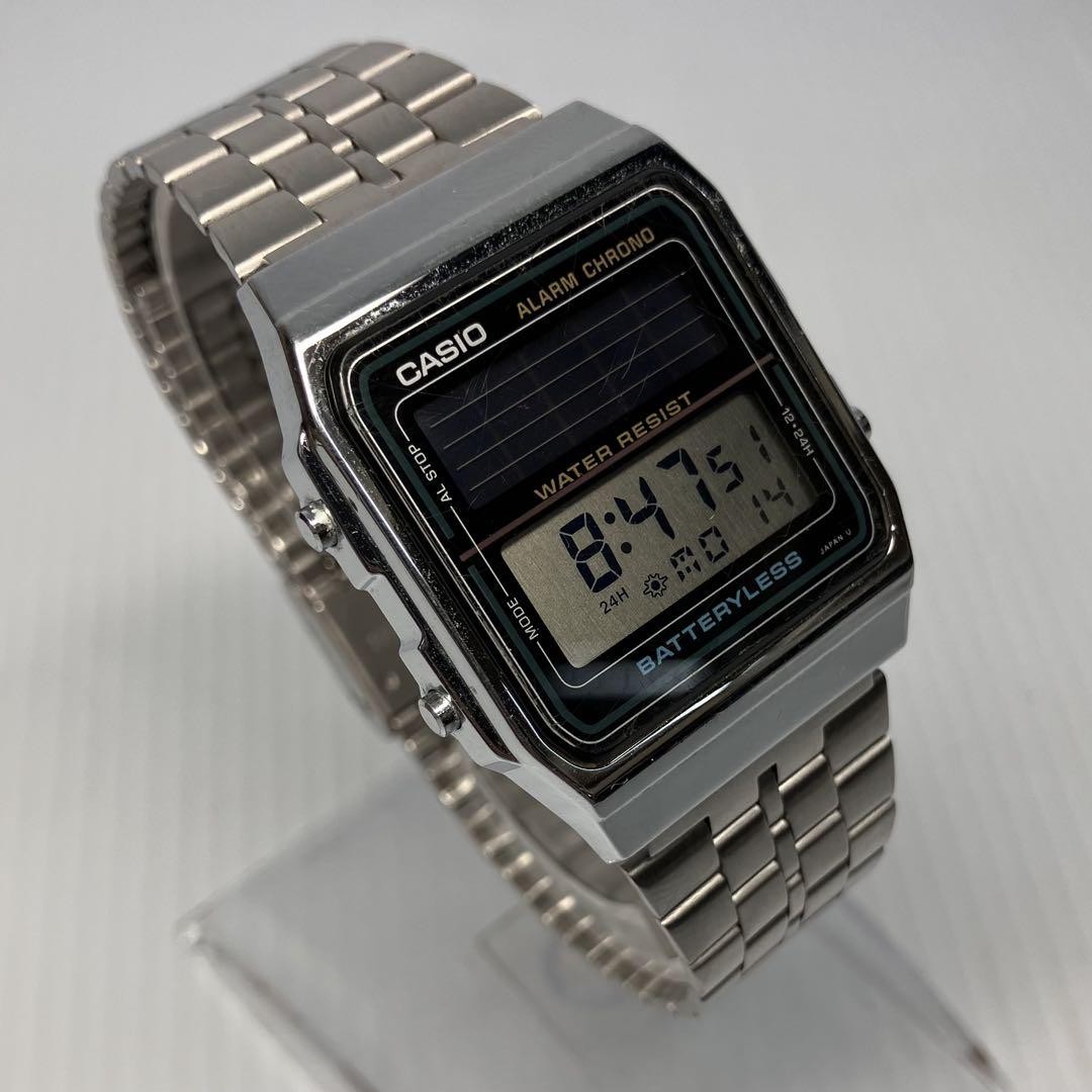 Casio AL 180 Old Vintage Solar Digital Watch 1980s Cheap