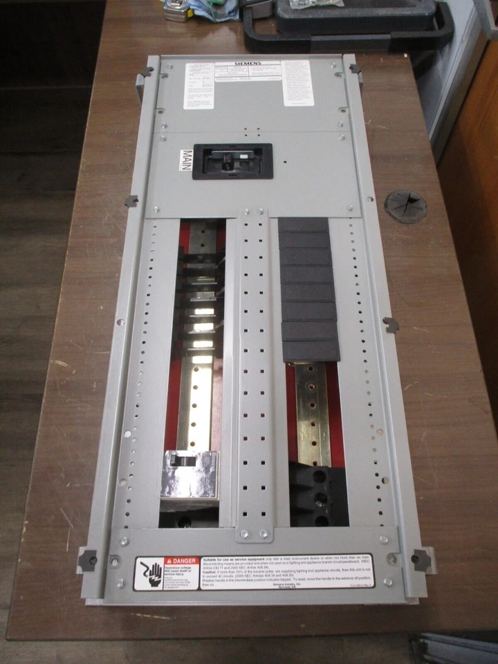 Siemens P2 Main Breaker Panelboard Interior P2A30QJ125FTS 125A Main 225A Max 1Ph - Image 2 of 4
