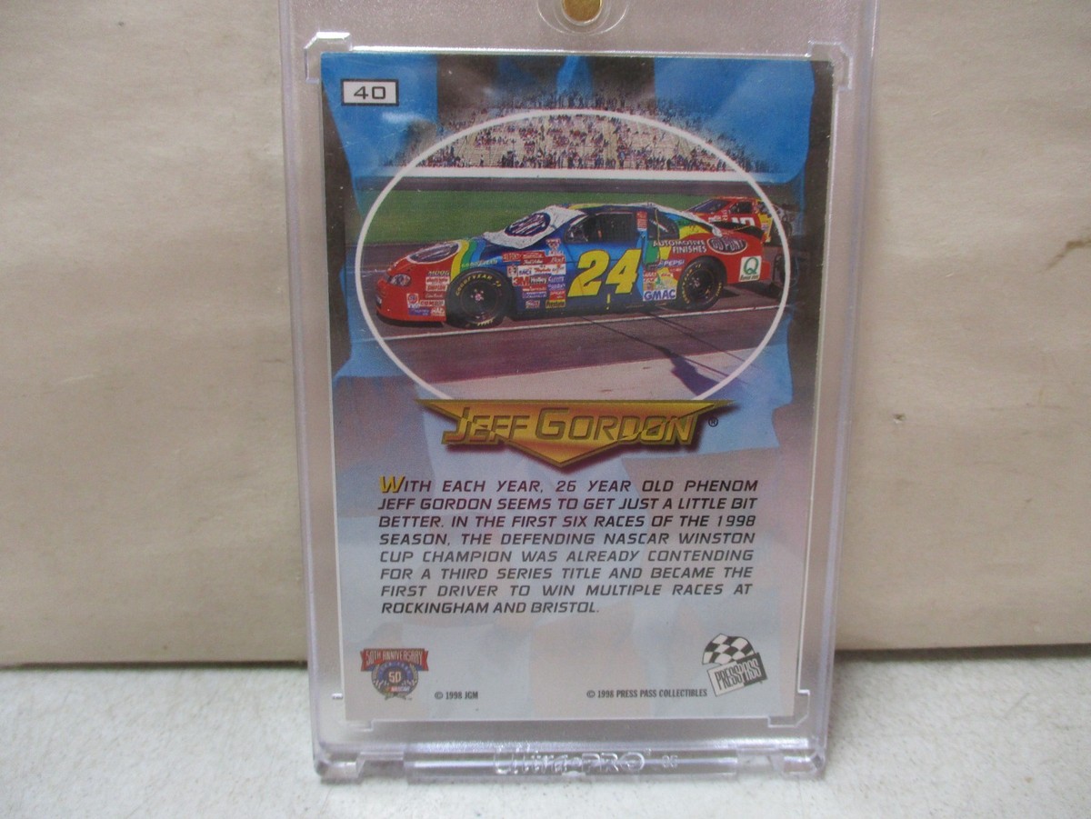 1998 Press Pass VIP - Jeff Gordon #40 for sale online | eBay