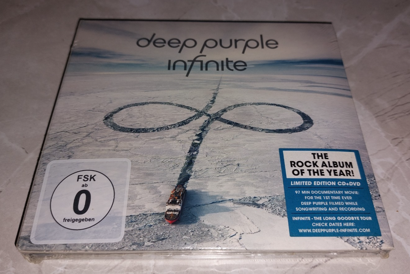 Deep Purple – Infinite LIMITED EDITION CD & DVD NEW & SEALED 2017 HARD ROCK