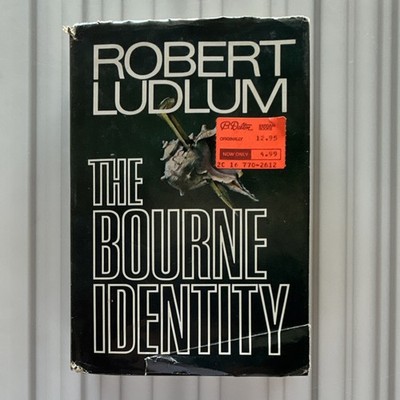Robert Ludlum The Bourne Identity Hardcover Bourne Ser. Dust Jacket