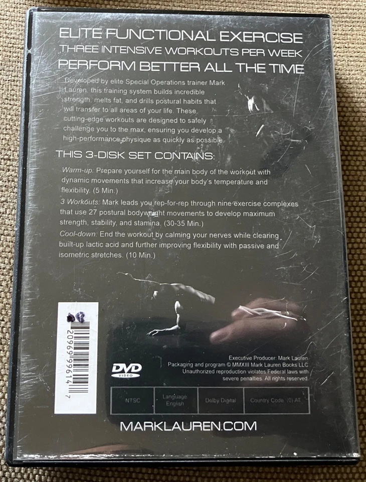 Mark Lauren EFX Postural Bodyweight Workout (DVD, 3 Disc Set) - Bild 2 von 2