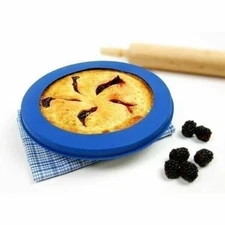 Norpro Reusable Silicone Pie Crust Shield Fits Up To 10" Prevents Burning Spills